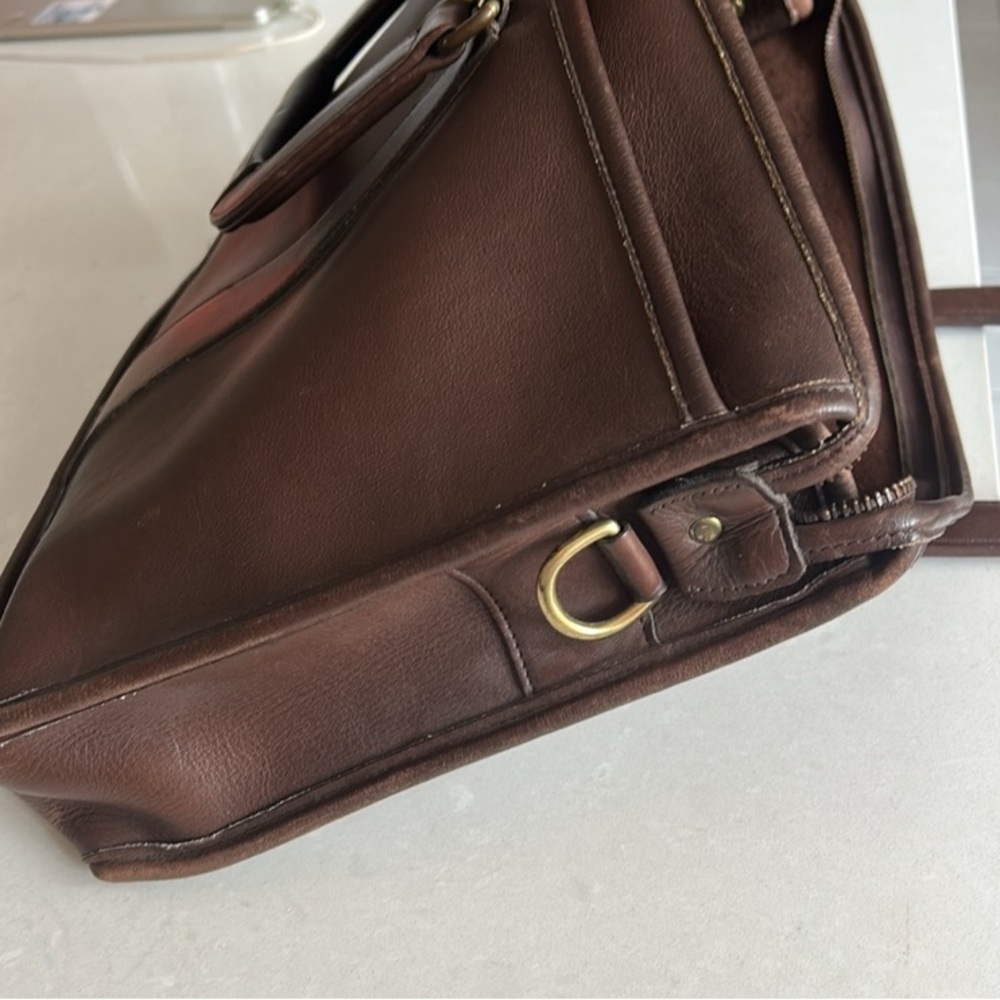 Vintage Coach Brown Leather Briefcase - Picture 6 of 14